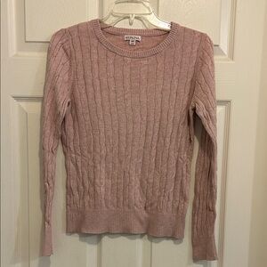 Merona Women's Blush Cable Knit Sweater